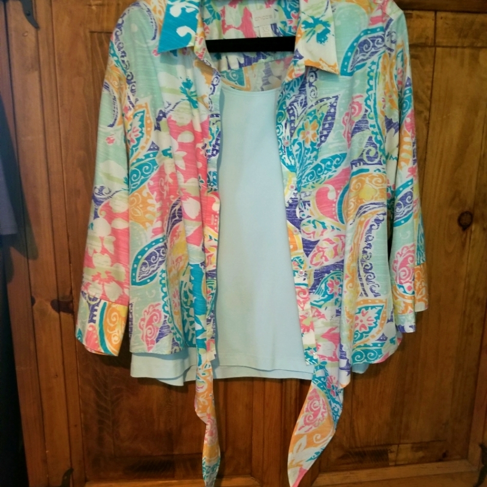 Shirt set by Chico's size 3